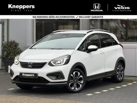 Honda Jazz 1.5 e:HEV Crosstar | GEEN AFLEVERKOSTEN | Trekhaak afneembaar, All-season banden, Parkeer