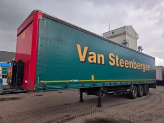 Kögel Mercedes - Disc Kögel 3-assige zeilen oplegger - Mercedes assen - Schijfremmen - Luchtvering -