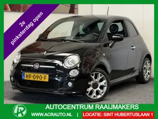 Fiat 500S 0.9 TWIN AIR TURBO DIGITAAL DASHBOARD HALF LEDER AIRCO BLUETOOTH TELEFOON RADIO/CD/MP3 ELE