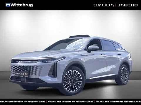 Omoda 9 SHS Premium Plug-In Hybride Automaat met 1100 km Range, ,Lichtgrijs lederen bekleding, Elekt