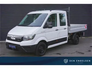 MAN TGE 140pk Dubbele cabine open laadbak Pick-up Trekhaak 6 persoons Airco