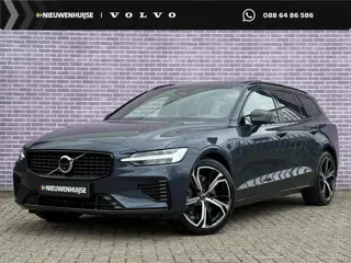 Volvo V60 2.0 T6 Plug-in hybrid AWD Ultra Dark | Panoramadak | Head Up Display | Donker Glas | Sport