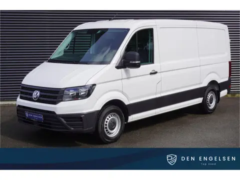 Volkswagen Crafter 35 140pk L3H2/L2H1 Cruise control Airco Trekhaak 3-Zits Laadruimte betimmering Bl