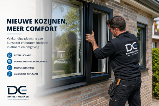 Nieuwe kozijnen voor meer comfort en isolatie