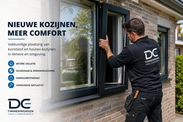 Nieuwe kozijnen voor meer comfort en isolatie