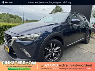 Mazda CX-3 2.0 SkyActiv-G 120 GT-M Stoelverwarming, Head-Up Display, Adaptieve Cruise Control, Dodeh