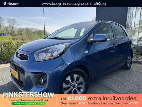 Kia Picanto 1.0 CVVT EconomyPlusLine Dealeronderhouden, Achteruitrijcamera, Navigatie, Airco, Lichtm