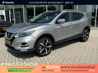 Nissan Qashqai 1.2 Tekna Nav|Camera|Lmv|Stoelverwarming|panorama dak|verwarmde voorruit|
