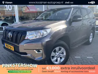 Toyota Land Cruiser 2.8 D-4D Challenger VAN Grijs kenteken 3000kg trekgewicht met o.a. Leder, Trekha