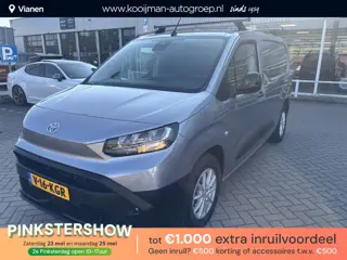 Toyota PROACE CITY Electric Navigator Long 50 kWh 1e eigenaar, Trekhaak, Betimmering, zeer nette wag
