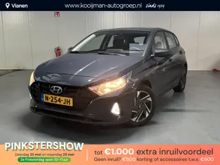Hyundai i20 1.2 MPI Comfort Stuur en Stoel verwarming, leuke luxe auto met een zuinige motor