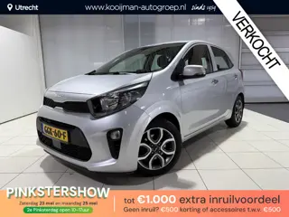 Kia Picanto 1.0 DPi DynamicPlusLine Automaat, Stoel en Stuur verwarming, Apple Carplay/Android Auto,