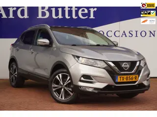 Nissan Qashqai 1.2 N-Connecta 116PK+360"CAMERA+NAVI+PANO-DAK=NL/1EIG/SUPER DEALER-ONDERH= NOVEMBER 2