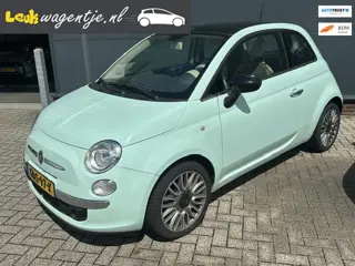 Fiat 500 1.2 Cult *leder *climate *16 inch *mintgroen/zwart