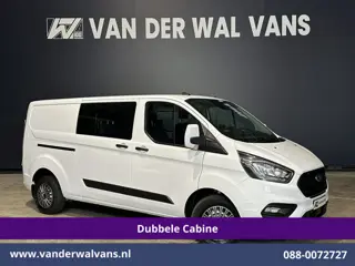 Ford Transit Custom 2.0 TDCI 131pk L2H1 Dubbele Cabine Euro6 Airco | 5-Zits | Camera | 2800kg Trekha