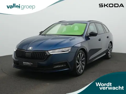 Skoda Octavia Combi 1.0 e-TSI 110 pk DSG Sport Business | Trekhaak | Adaptive Cruise | Stuur-/stoelv