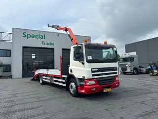 DAF CF 75 310 / 4x2 / Palfinger PK3800A / Machine transporter / Oprijwagen