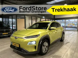 Hyundai KONA EV Premium 64 kWh | Trekhaak | Voorstoelen vewarmd&verkoeld | Warmtepomp | Adapt. Cruis