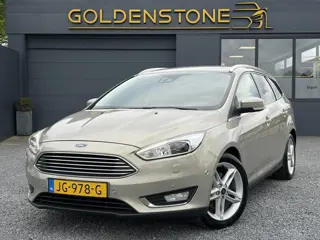 Ford Focus Wagon 1.5 Titanium Edition 1e Eigenaar,150pk,Navi,Camera,6 Bak,Stoelverw,Stuurverw,Leder,