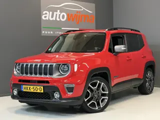 Jeep Renegade 1.3Turbo 150pk Limited Automaat Afneembare trekhaak, 19Inch, Stoelverwarming, adaptive
