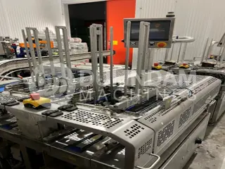 Jasa PGS 2100 + SOM-2000 dubbelbaans sleever voor trays en bakjes met kartonnen sleeves