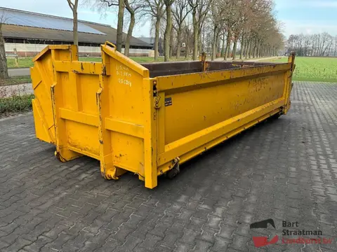 Vossebelt kabelcontainer 12,7m3 met hydraulische zijklep en franse achterklep. BS1877