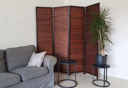 Kamerscherm Scheidingswand Bruin 3/4/5 panelen