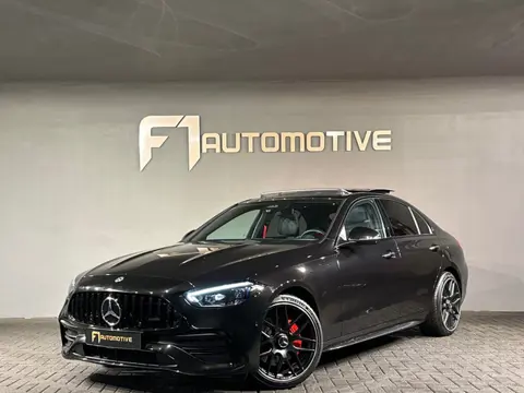 Mercedes-Benz C-klasse 300 e AMG Pano|BTW|HuD|Burmester