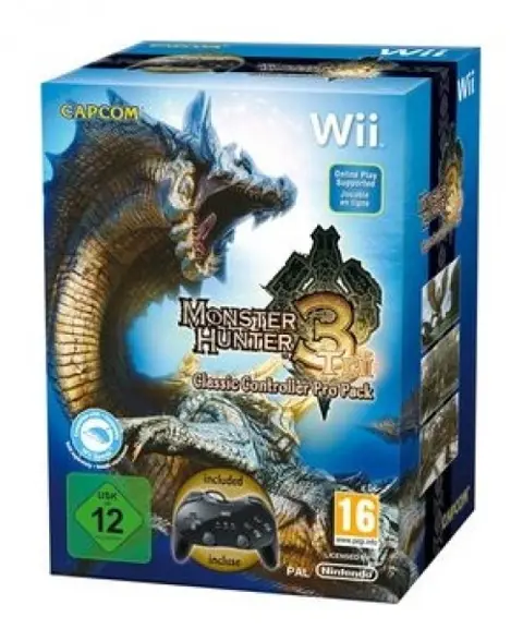 Monster Hunter Tri + Classic Controller Black (boxed)