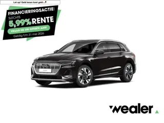 Audi e-tron 55 quattro S edition 95 kWh | 408 PK | SoH 100% | Trekhaak | Panoramadak | Top view 360 