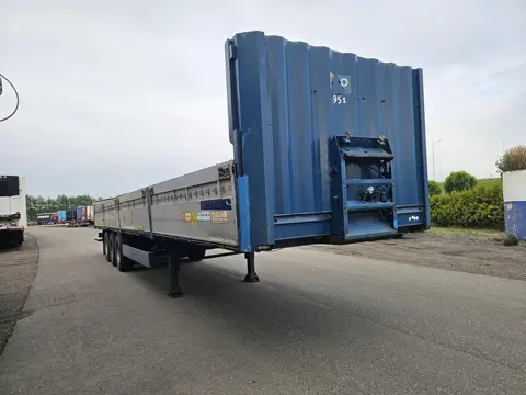 Krone SD| FLATBED WITH ALUMINIUM SIDES|. BPW DRUM.
