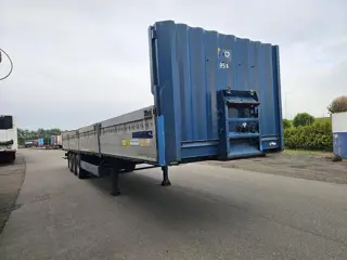 Krone SD| FLATBED WITH ALUMINIUM SIDES|. BPW DRUM.