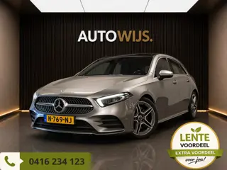 Mercedes-Benz A-klasse 250 Premium|AMG|PANO|SFEERVERLICHTING|HUD|LEDER|ACC|360CAM