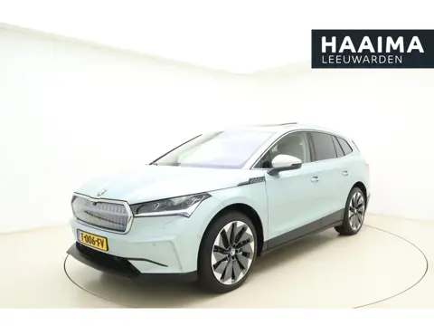 Skoda Enyaq iV 80 Business Edition Plus SOH: 99% | Trekhaak uitklaapbaar | Lederen bekleding | 21" L