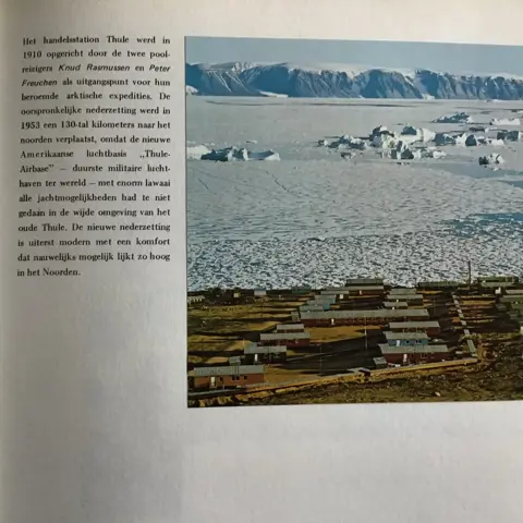 Boek v.Groenland speciaal land m.sneeuw ,eskimo,s,robben enz