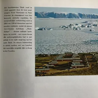 Boek v.Groenland speciaal land m.sneeuw ,eskimo,s,robben enz
