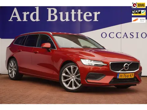 Volvo V60 2.0 T5 Momentum Pro 250PK+Half-Leder+19"Lmv+Adaptief-cruise+navi+elek-trekhaak = SUPER !!