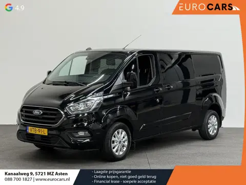 Ford Transit Custom 300 2.0 TDCI L2H1 Limited Dubbele cabine Automaat Navi Airco 2 Schuifdeuren Trek