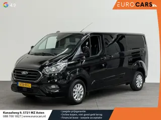 Ford Transit Custom 300 2.0 TDCI L2H1 Limited Dubbele cabine Automaat Navi Airco 2 Schuifdeuren Trek