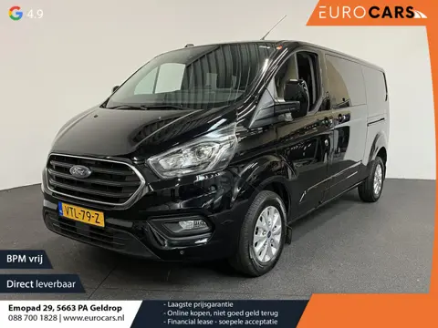 Ford Transit Custom 300 2.0 TDCI L2H1 Limited Dubbele cabine Navi Airco2 Schuifdeuren Trekhaak PCD C