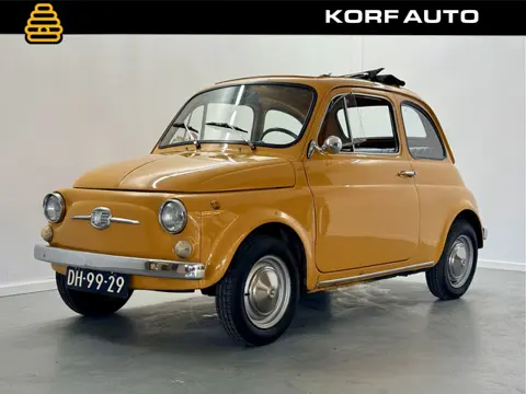 Fiat 500 500 R | Leder | Onderhouden | Giallo Positano