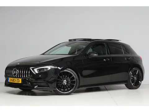 Mercedes-Benz A-klasse 200 AMG Night Pakket| head-up | 360 camera | burmester | elek. stoelen | stoe