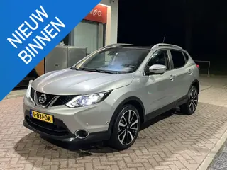 Nissan Qashqai 1.2 Tekna 5-2016 NAVI LEER PANO DAB LED CAM ST.VERW *129.906 KM* APK 5-2027 !!