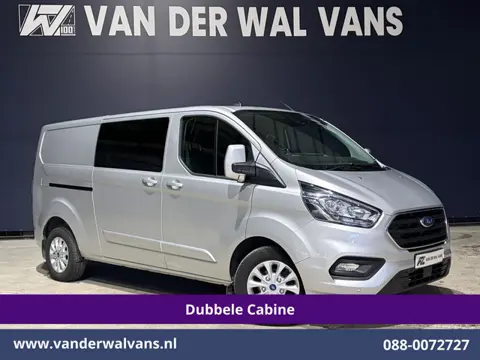 Ford Transit Custom 2.0 TDCI 130pk Automaat L2H1 Dubbele Cabine Euro6 Airco | 2x Zijdeur | 5-Zits | 