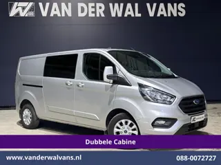Ford Transit Custom 2.0 TDCI 130pk Automaat L2H1 Dubbele Cabine Euro6 Airco | 2x Zijdeur | 5-Zits | 