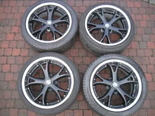 Bmw 18", AEZ zeus 2 delige velgen met gepolijste randen