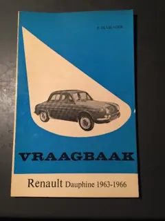 Vraagbaak Renault Dauphine 1963-1966