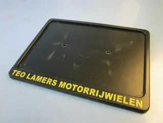 Used nummerplaathouder teo lamers "old"