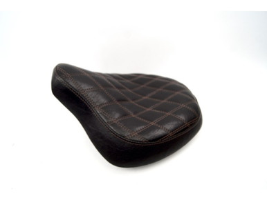 Used Zadel bobber bruin gestikt