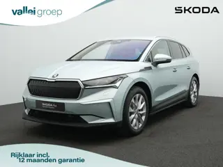 Skoda Enyaq iV 80 204 pk | Warmtepomp | Trekhaak | Cognac leder | Geheugenstoel | Adaptief onderstel